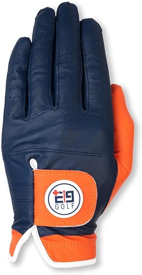 orange golf glove