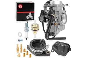 MOTO1988 Carburetor & Intake Manifold Boot For Honda Rancher 400 TRX400FGA TRX400FA 2004 2005 2006 2007 Carb