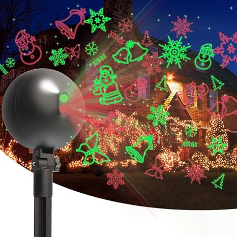 proyector de luces laser de navidad al aire libre lazer proyeccion de luz impermeable proyectores led paisaje proyector de navidad mostrar para