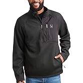 Spyder Mens Quarter Zip Pullover Sweater - Performance Fleece 1/4 Zip Pullover Mens Golf Shirts for Workout Hiking Running