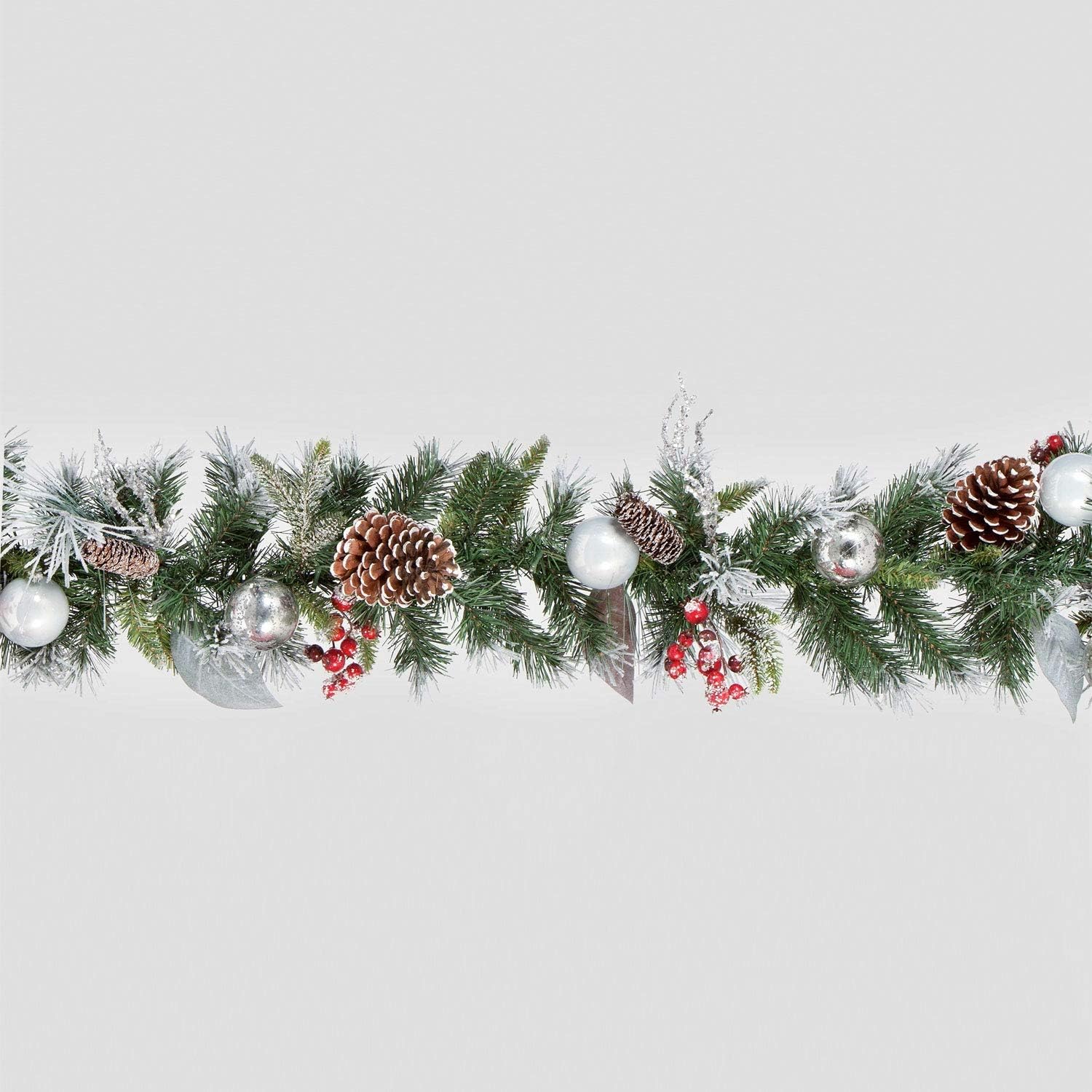 6ft frosted garland
