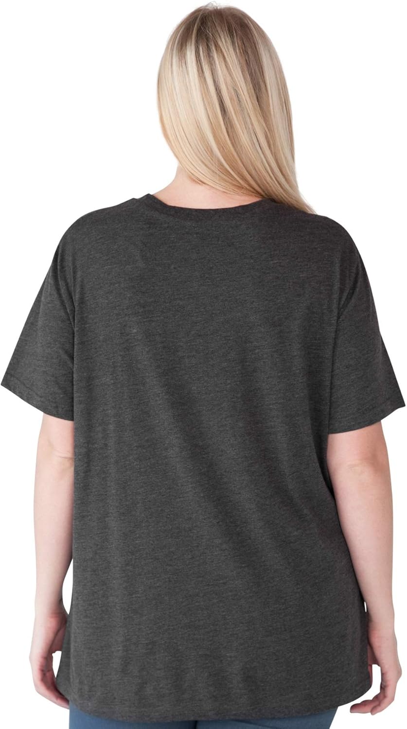 Disney Women's Plus Size T-Shirt Maleficent or Evil Queen Choose Villains Print: Clothing