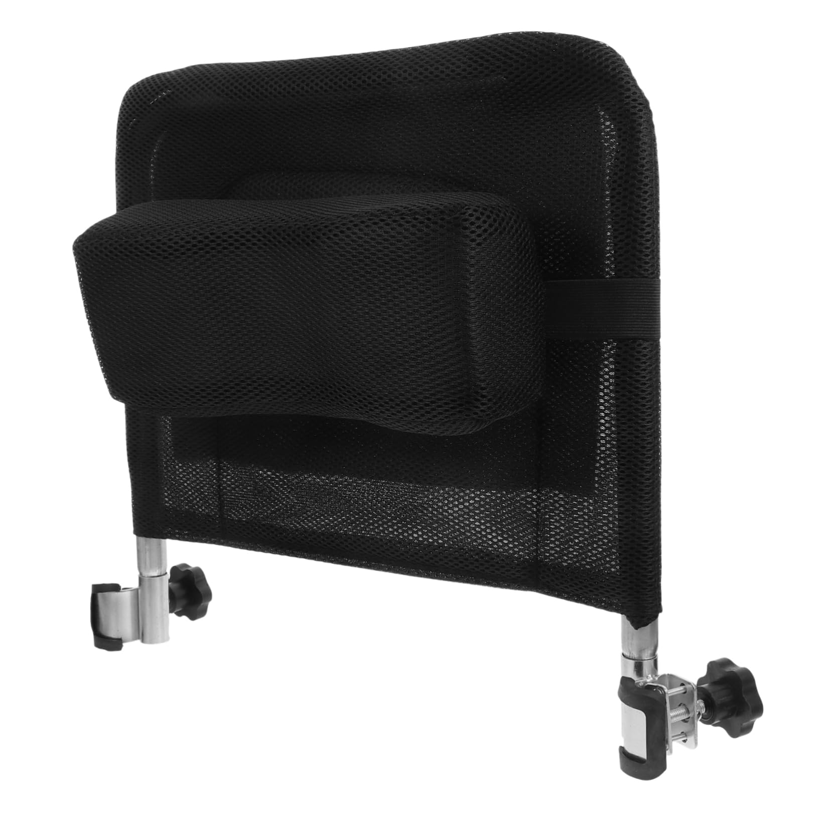 FOMIYES Kit de extensión del respaldo de la silla de ruedas Respaldo alto Cojín trasero extraíble para sillas de ruedas manuales Suministros de elevación ajustables para usuarios discapacitados Material de tela resistente