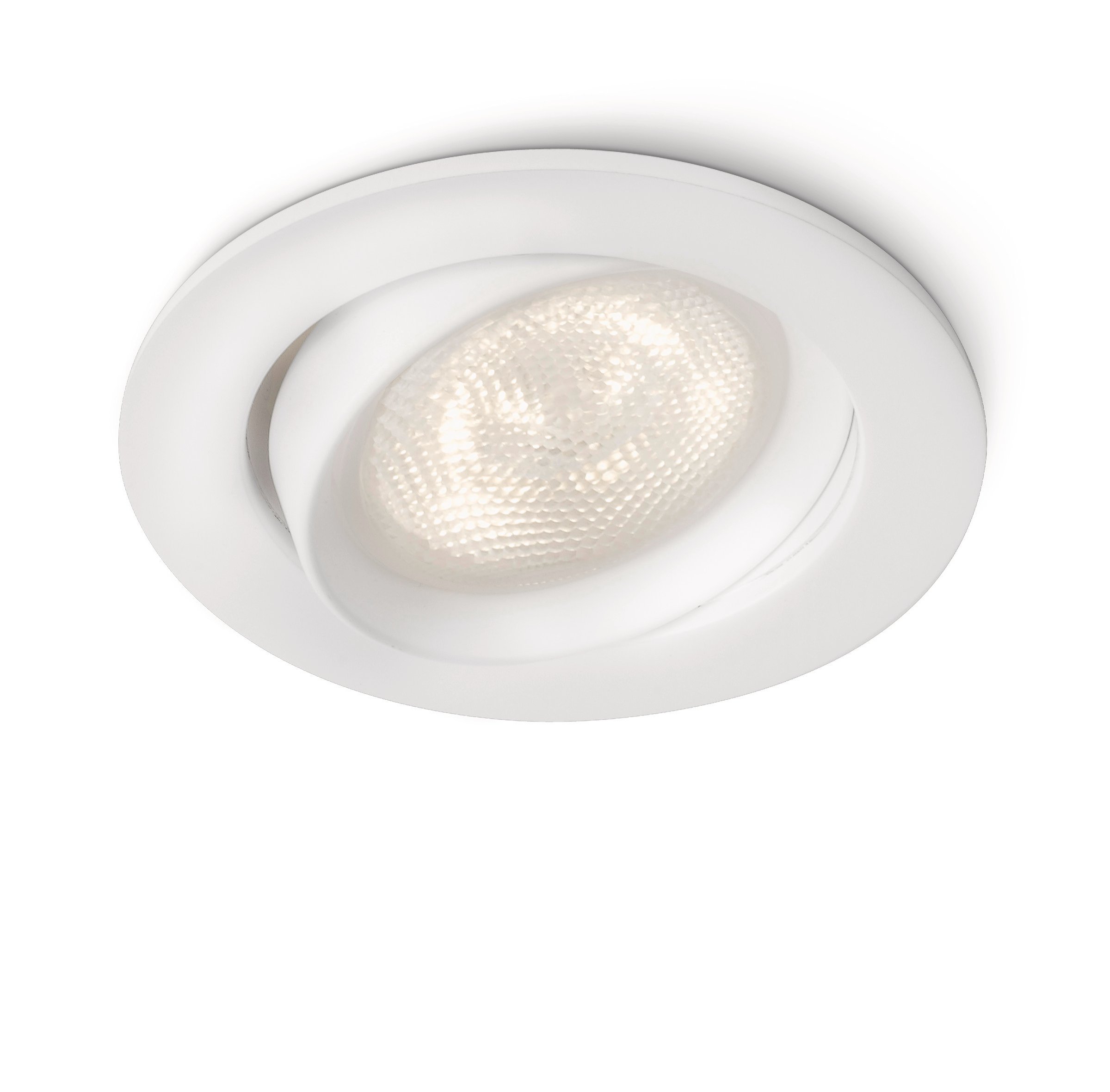 Philips Smartspot Ellipse Recessed LED Ceiling Spot Light, 4 W Integrated LED - White
