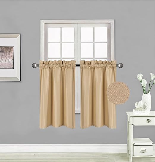Amazon Com Fancy Collection 2 Panel Blackout Curtains Draperies