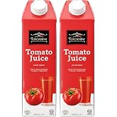 Tuscanini Premium Italian Tomato Juice 33.8oz (2 pack) | Not From Concentrate | Low Sodium Tomato Juice | Resealable Cap | Non GMO Verified | Kosher