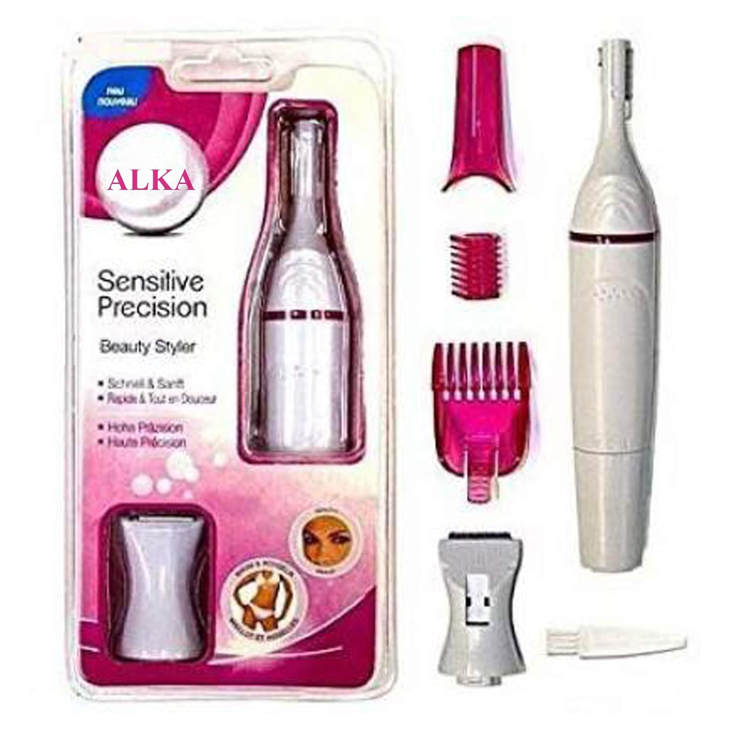 Buy Alka Women Hair Removal Trimmer Shaving Machine White Color