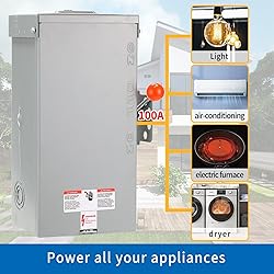 100A Generator Transfer Switch,24000W General-Duty