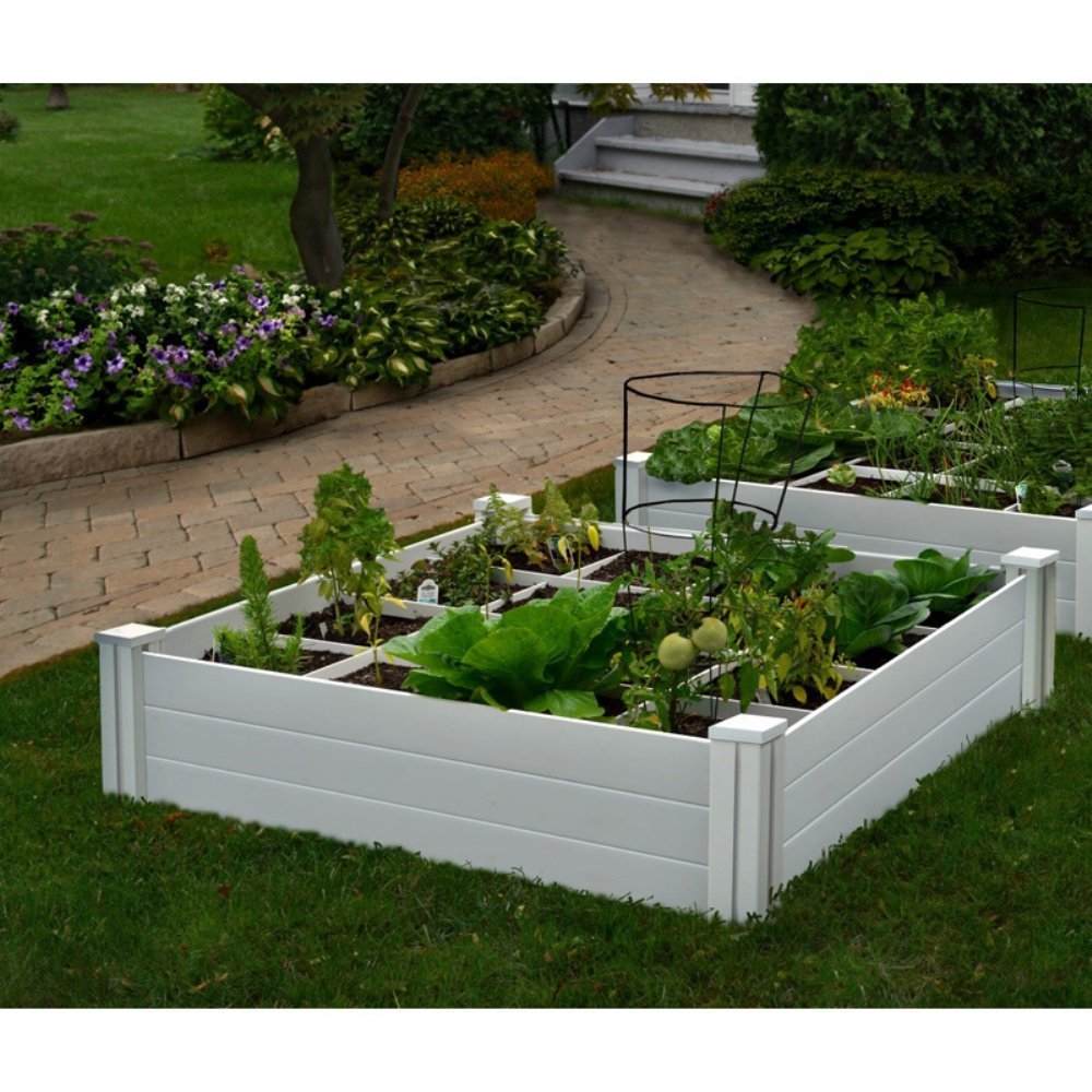 Amazon.com: Vita Gardens 4x4 Garden Bed with Grow Grid: Garden & Outdoor
