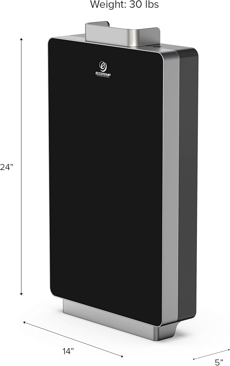Eccotemp i12-LP water heater, 4 GPM, Black - - 