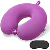 Gosider Travel Pillow Comfortable Neck Pillow U Shape Memory Foam Support Neck and Head Portable Travel Neck Pillow Suitable for Airplane, Trains, Self-Driving Cars