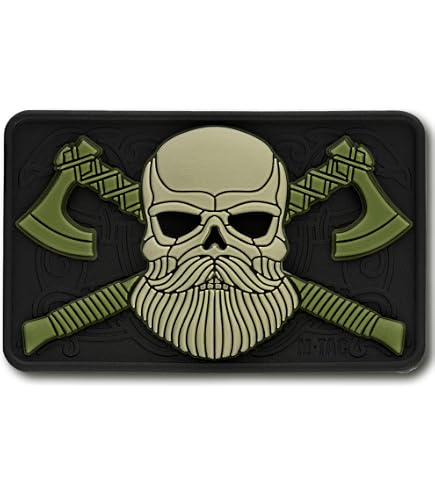 Patch Tactique Mjolnir 5,1 X 8,3 Cm – Marteau De Thor, Rouge Et Noir, Velcro – Militaire, Airsoft, Fan