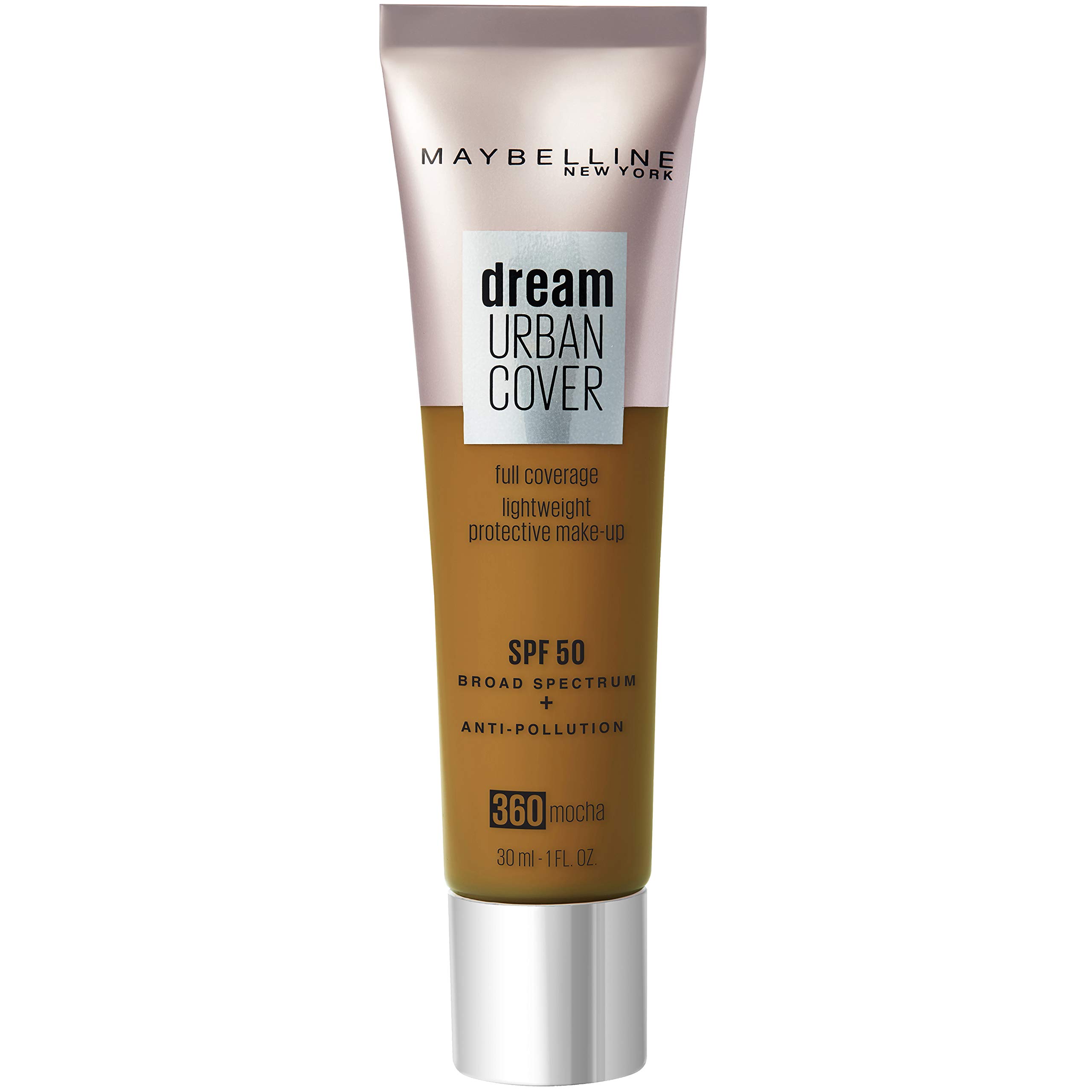 Maybelline Dream Urban Cover All-In-One Protective Makeup SPF 50 360 Mocha