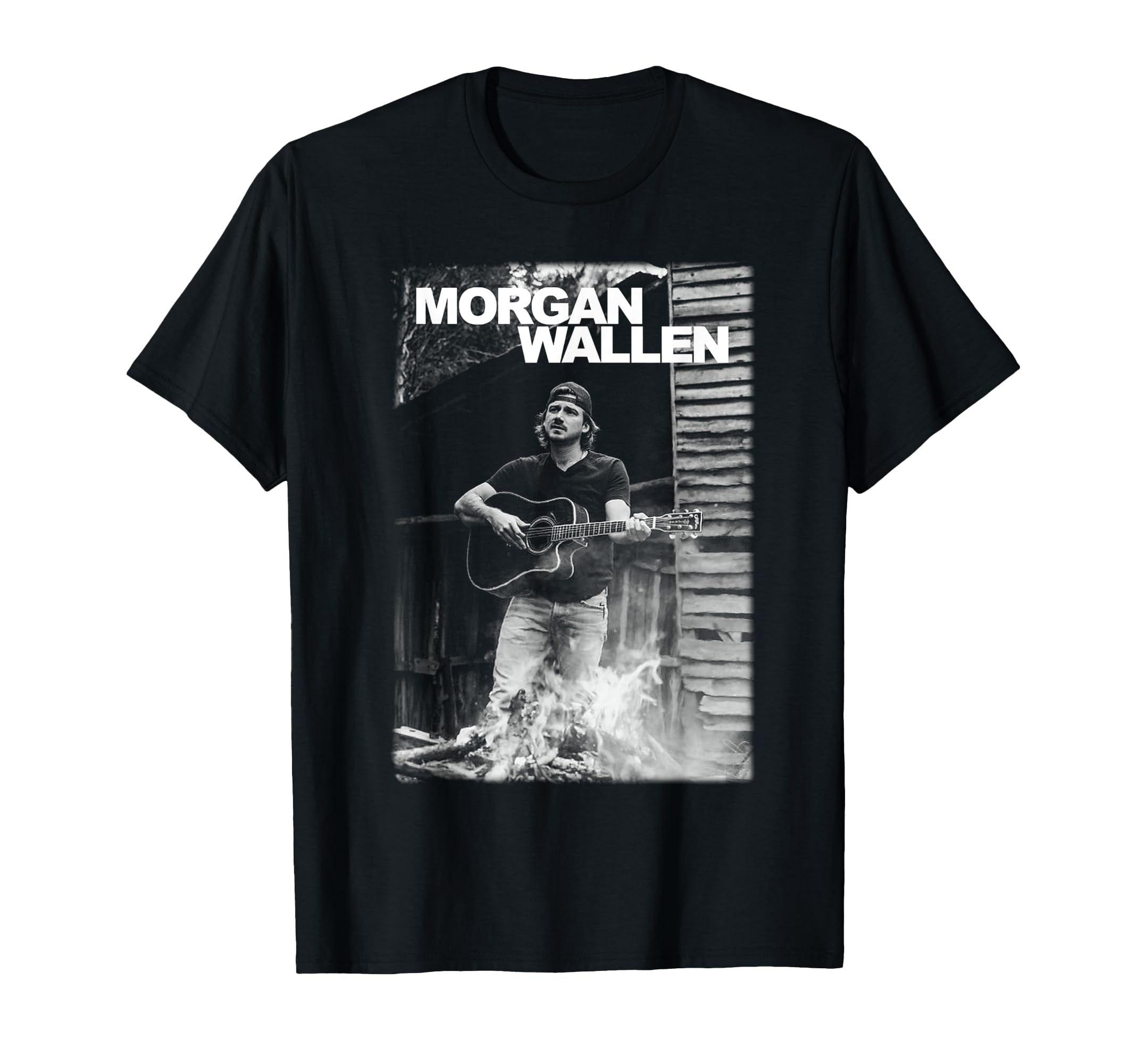 Morgan Wallen Official Morgan Wallen Guitar Photo T-Shirt
