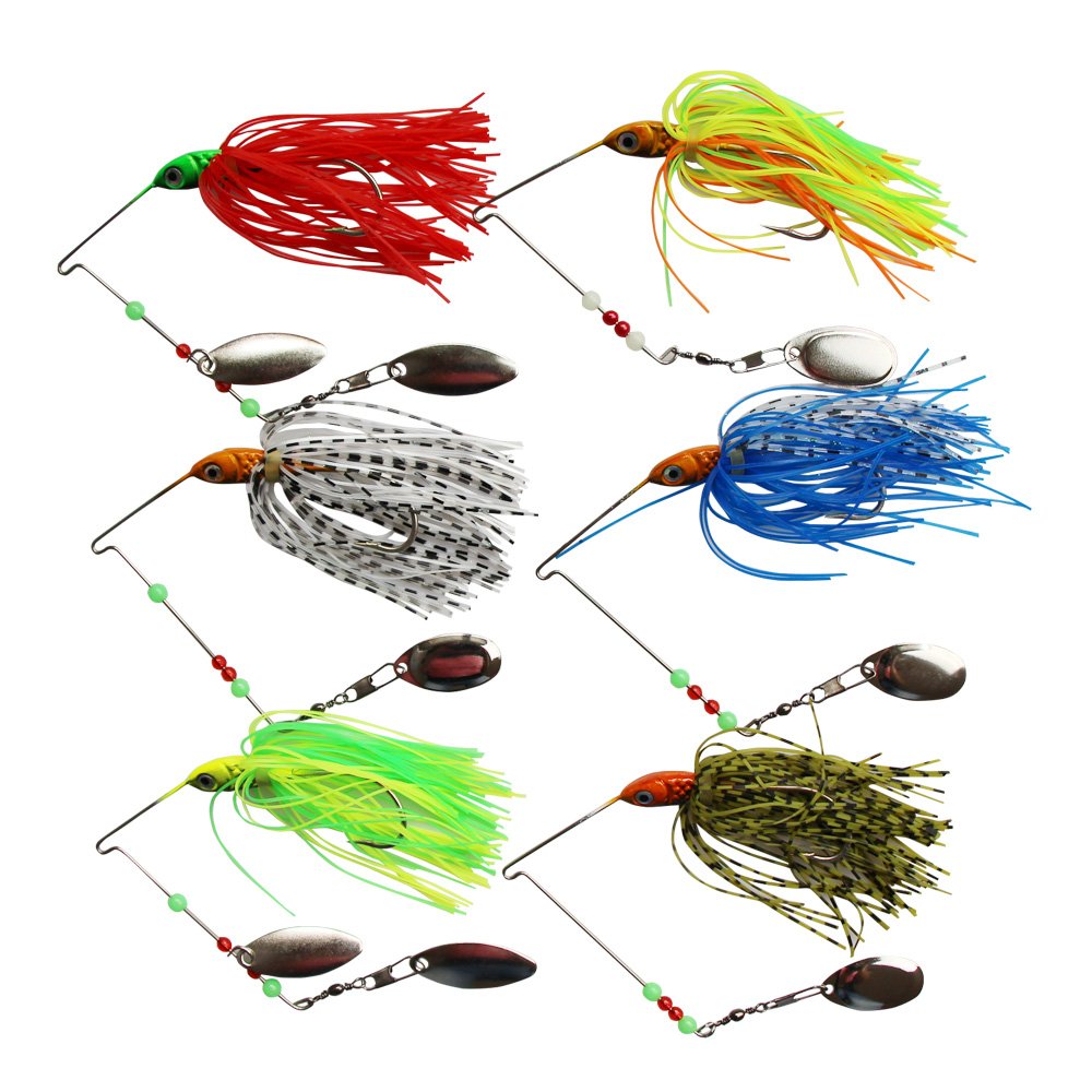 Spinners & Spinnerbaits Sports & Outdoors 6pcs12pcs Spinner Bait Mixed