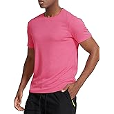 Zengjo Athletic Shirts for Men Quick Dry Short Sleeve Running Workout Gym T-Shirts Moisture Wicking Crewneck Tee