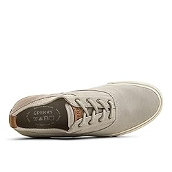 Sperry Men's Striper Knit Sneaker, Grey, 7.5