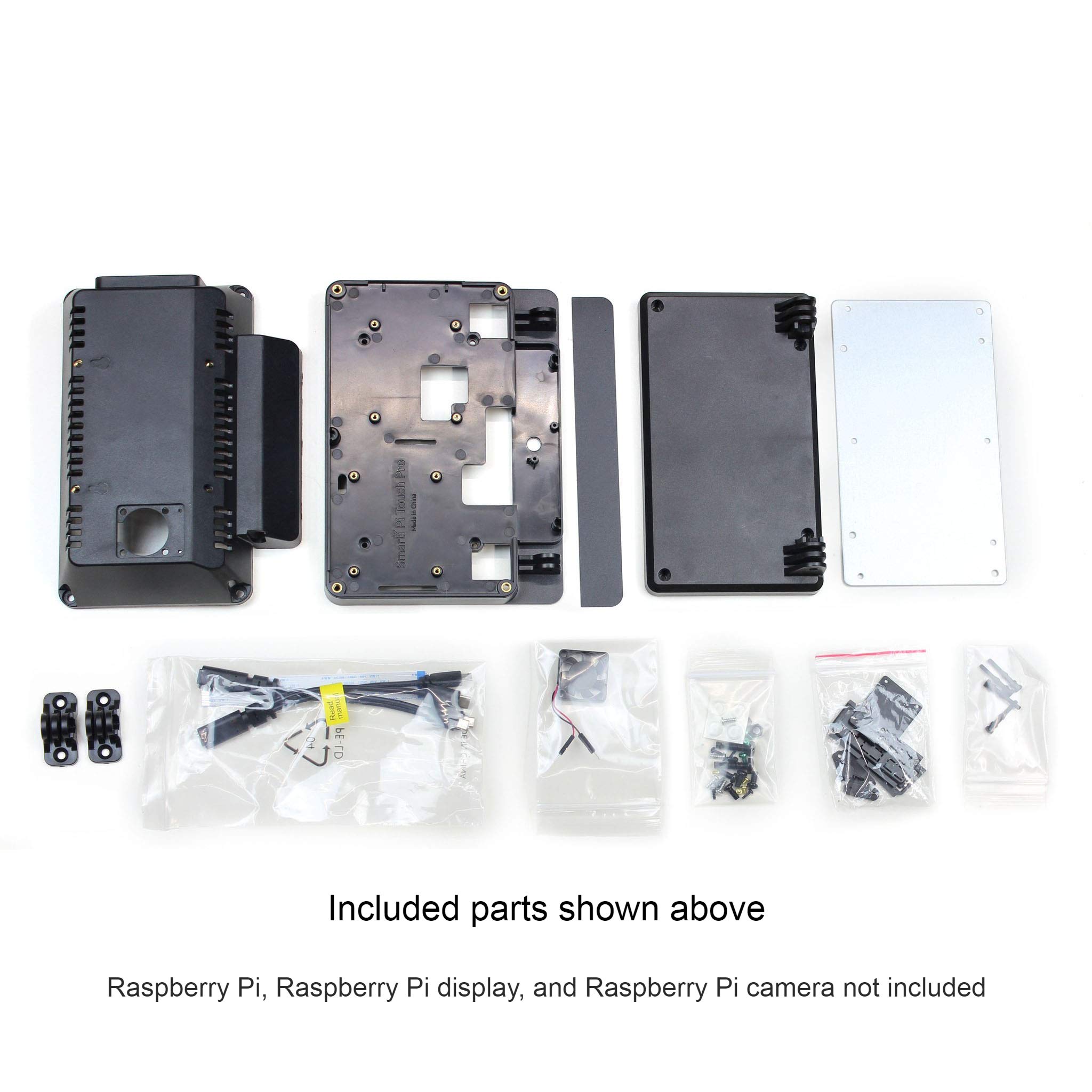 SmartiPi Touch Pro for Raspberry Pi 3,4, and 5 (Large - Without External Micro SD Card Access)