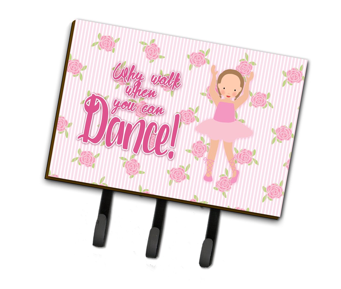 Caroline S Treasures Ballet Brown Short Hair Wall Hook Triple