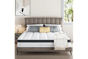 KUDSQ Full Mattresses, 10 Inch Full Size Mattress in a Box, Hybrid Memory Foam Mattress Full Size Bed with Pocket Spring for Pressure Relief & Quiet Sleep, Medium Firm, Fiberglass Free/CertiPUR-US