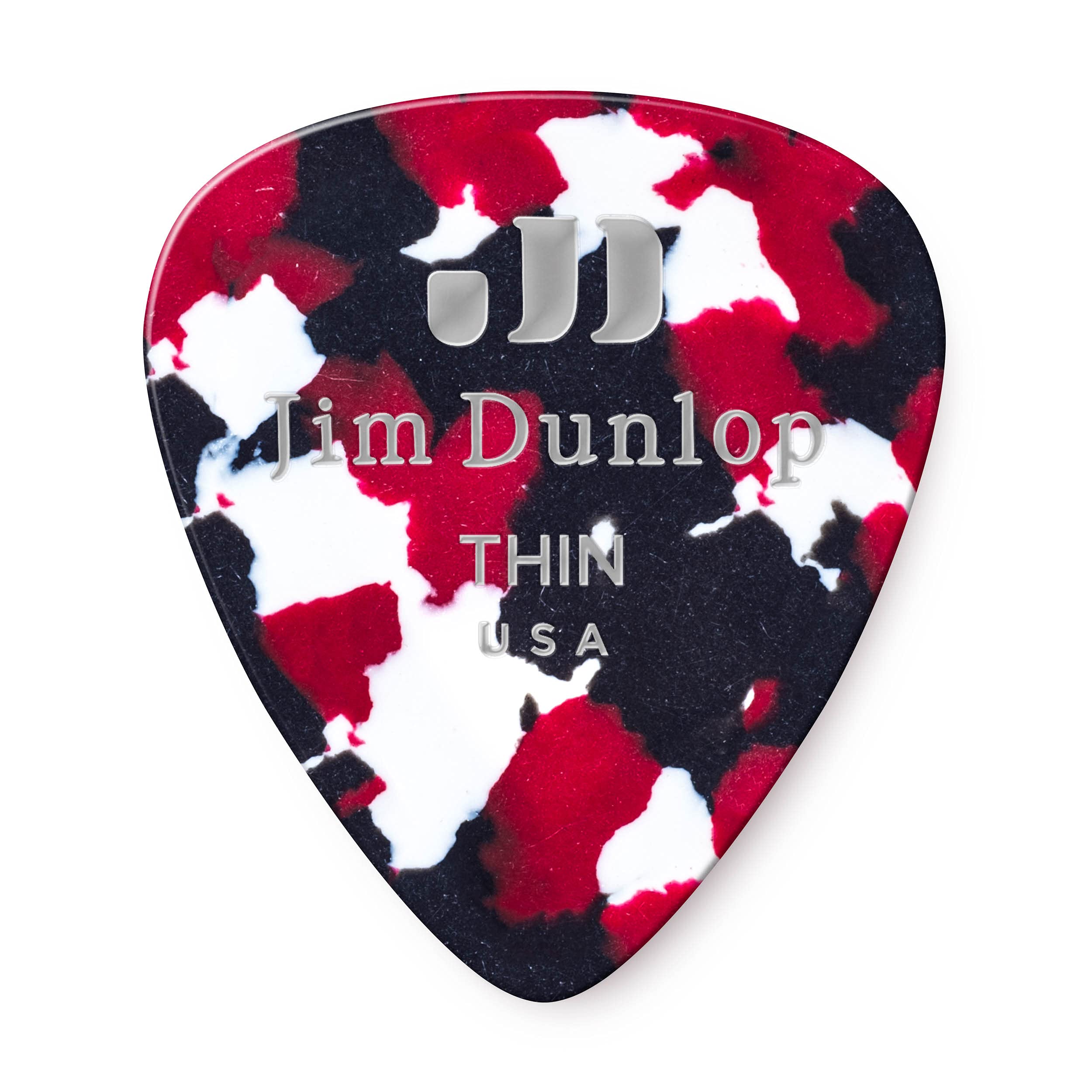 Jim Dunlop 483P06TH Confetti Classic Guitar Pick Player Pack (Pack of 12)