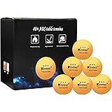 KEVENZ 60-Pack 3 Star Ping Pong Balls,Advanced Table Tennis Ball,Bulk Outdoor Ping Pong Balls (Orange, White)