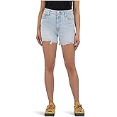 KUT from The Kloth Womens Taylor High-Rise Shorts with Raw Hem
