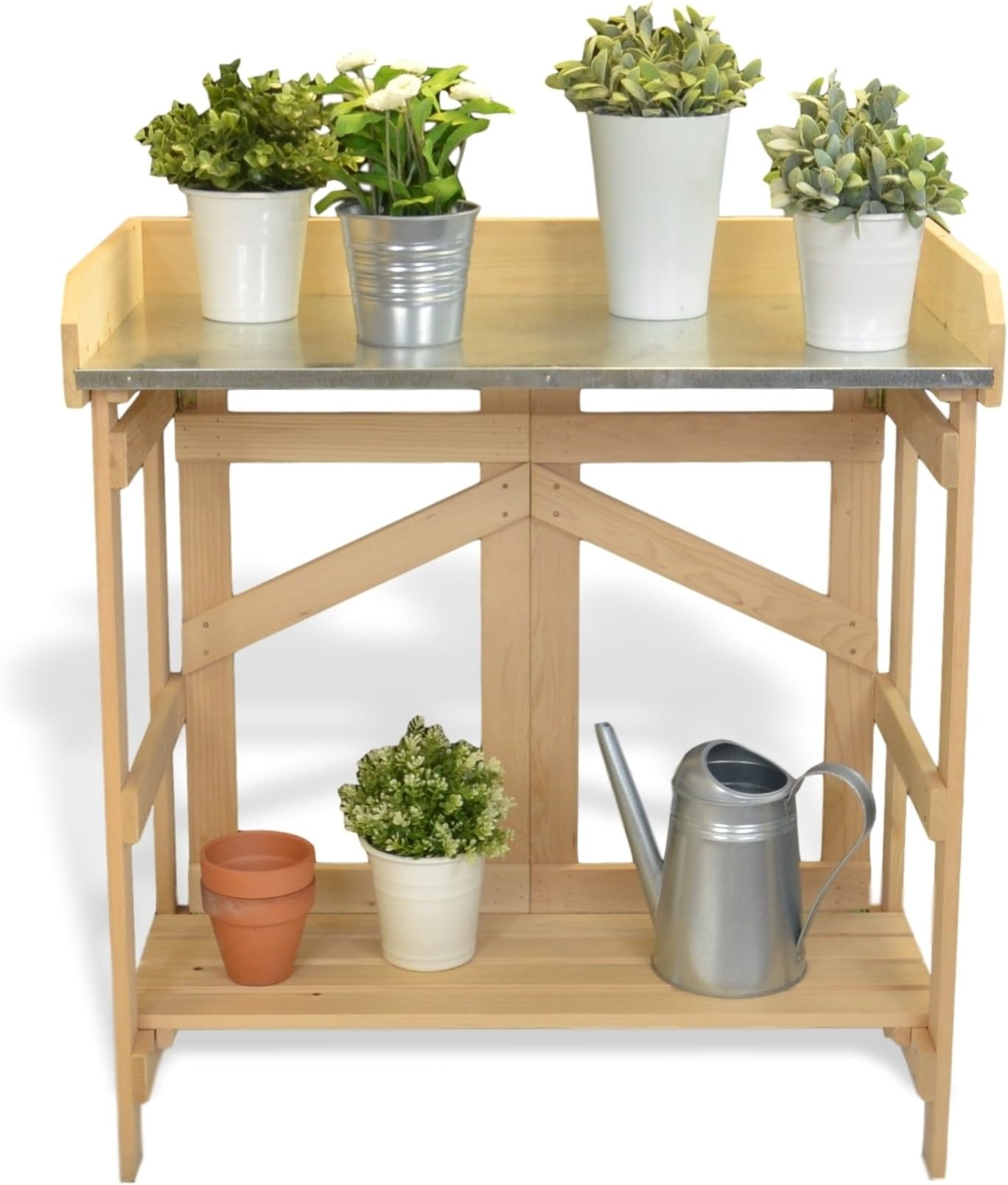 VYTAL Folding Potting Bench / Event Table (Natural)