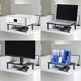 Bracwiser Monitor Stand Riser 3 Height Adjustable Mesh Platform 20kg view 8