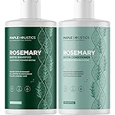 Biotin and Rosemary Shampoo and Conditioner Set - Vegan Sulfate Free Shampoo and Conditioner for Fine Weak & Dull Hair with C