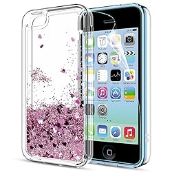 iPhone 5C Case,iPhone 5C Liquid Case with HD Screen