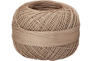 Lizbeth Size 80 HH80693 HH80 Cotton Thread 184 Yds 10G, Linen Medium