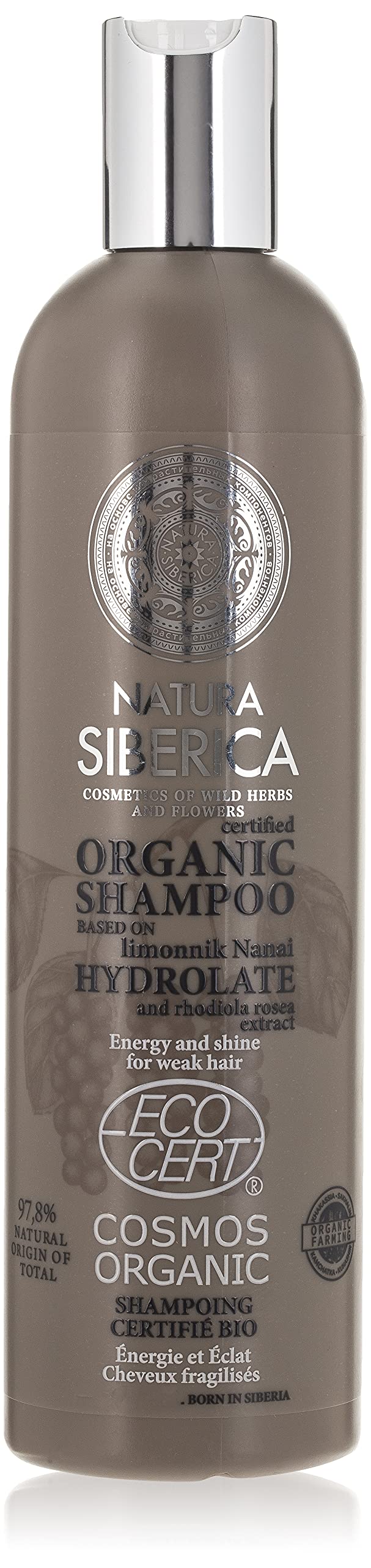 Natura Siberica Energy and Shine Shampoo for Weak Hair, 400 ml