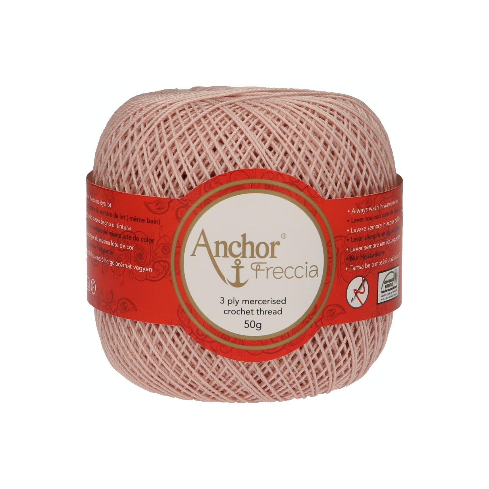 Anchor 4771012-00580 Crochet Yarn, 100% Cotton, 580, Thickness 12, 88 g