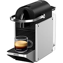 Nespresso 12本 De'Longhi Nespresso Pixie EN127.S, Fully Automatic Coffee Machine