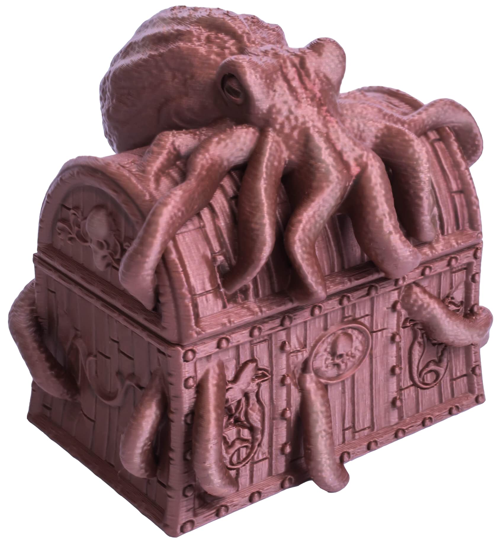 Pirate Octopus Themed Dice Storage Chest - Perfect for RPGs like D&D, 5e, Pathfinder, Cyberpunk, Cthulhu