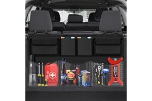 AOPHY Trunk Organizer for Car, Large Capacity Car Organizers and Storage with 7 Pockets, Waterproof Backseat Hanging Organizer for SUV, Truck, MPV, Car Interior Accessories for Men and Women