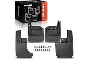 A-Premium Set of 4PCS Mud Flaps Splash Guards Mudguards Mudflaps with Hardware Kits Compatible with Jeep JT Series Gladiator 