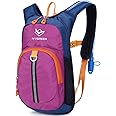 Ivygreen Kids Hydration Backpack, Hiking Backpack for Boys or Girls with 1.5L Water Bladder
