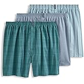 Jockey Men's Underwear Classics Full Cut 5" Boxer - 3 Pack