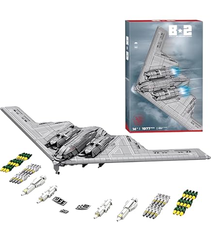 Amazon.com: ConsoleXpress B2 Bomber Building Blocks Set, 1/70 B2