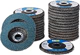 MIDO Professional Abrasive Flap Discs 115mm 25 Pack 40/60/80/120 Grit Type 29