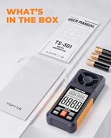 TopTes TS-301 Anemometer Wind Speed Meter Orange 2.26in Backlit Display view 7