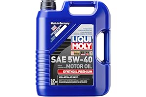 Liqui Moly 2041 Premium 5W-40 Synthetic Motor Oil - 5 Liter Jug