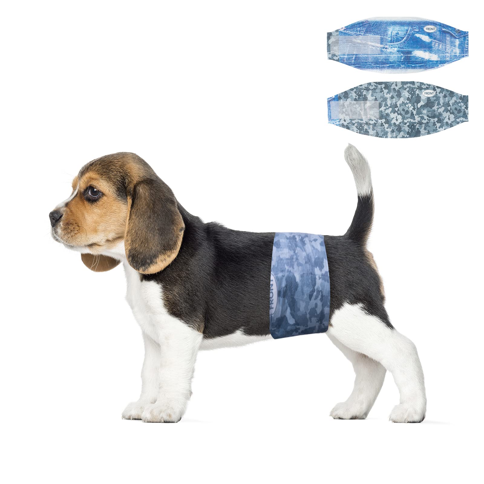Dono Widened Dog Nappies Male,48 pcs,Dog Diapers,Super Absorbent Leak-proof Dog Belly Bands,Incontinence,Dog Training,Traveling,Excitable Urinary,XS,S,M,L
