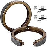 Rear Organic Material Brake Shoes 781PG S781, for SUVs and Pickup Trucks, Compatible with Chevrolet, GMC, Cadillac, Buick, Is