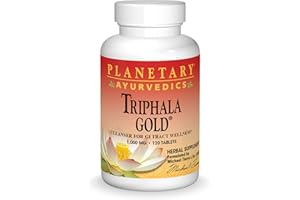 Planetary Herbals Triphala Gold 1000mg Extra Strength Ayurvedic - 120 Tablets