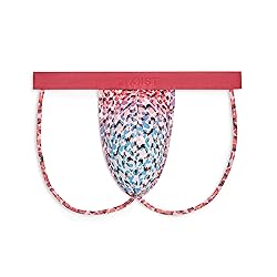 2(X)IST Womens Sliq Jock Strap Ombree Leopard Large