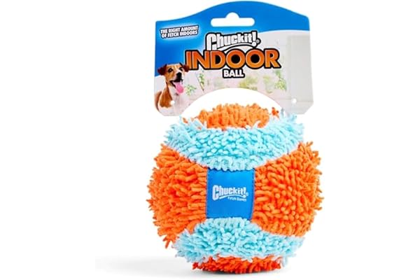 Chuckit! Indoor Ball Dog Toy, Soft Dog Toy (4.75 Inch)