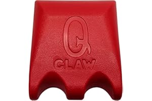 Q-Claw QCLAW Portable Pool/Billiards Cue Stick Holder/Rack - 2 Place - Red